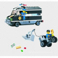 Police Series Designer Bill Collector Cash Truck 209PCS Blocks Toys